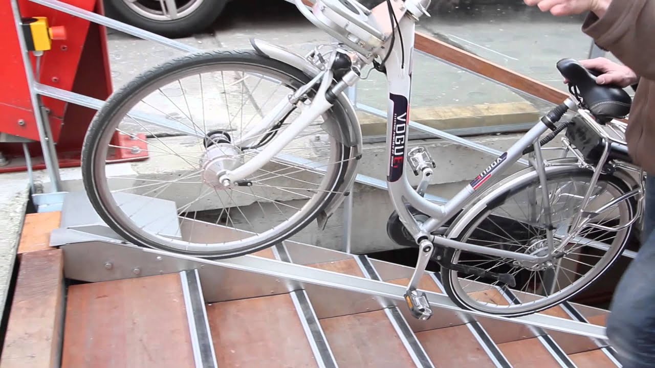 EZ-Conveyor Automated Bike Parking System