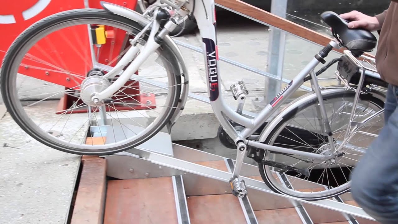 EZ-Conveyor Automated Bike Parking System