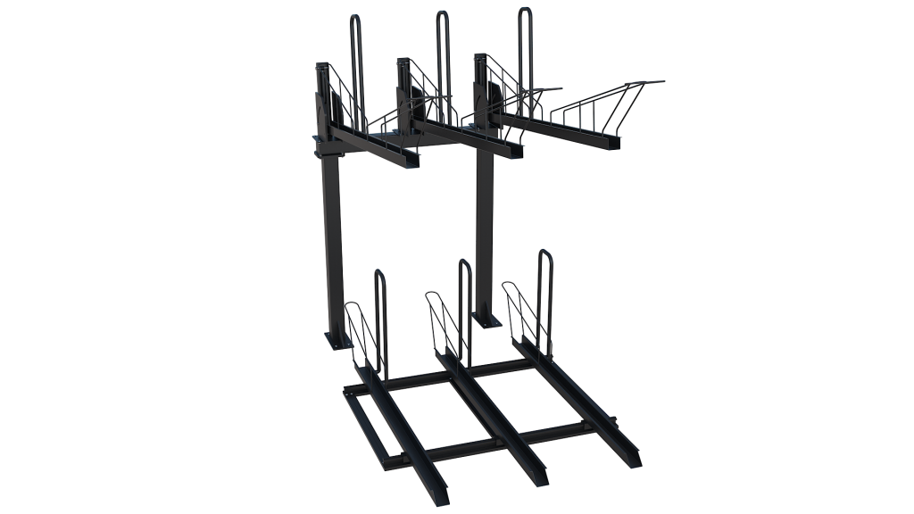 Kinetic EZ Lift™ Transversal Two-Tier Bike Rack